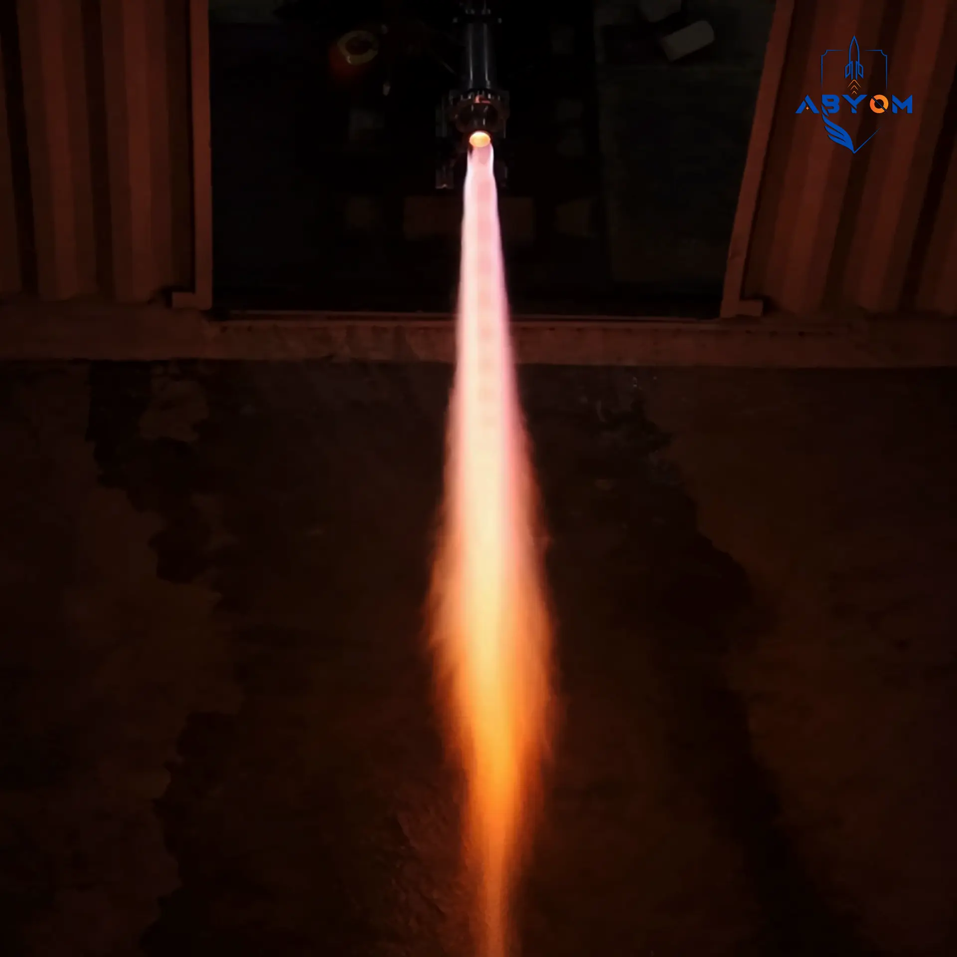 BSE-II hot-fire test — Abyom engine qualification